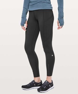 Lululemon Fast & Free High Rise 7/8 Tight Leggings Black 2 NWT